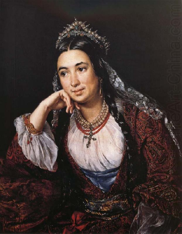 Portrait of the Writer Varvara Lizogub, Vasily Tropinin